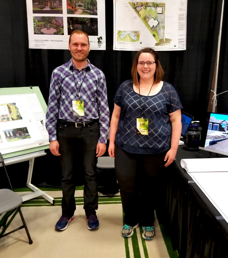 Cole and Terra at the Home Garden Show